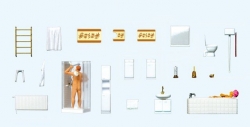 [ PRE10631 ] Preiser Preiser echtpaar in badkamer 1/87 HO