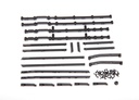 [ TRX-8815 ] Traxxas side trim, left & right/ side trim retainers/door handles left & right - TRX8815
