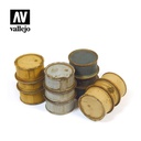 [ VALSC201 ] Vallejo SC201 German Fuel Drums #1