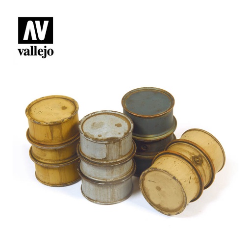 [ VALSC201 ] Vallejo SC201 German Fuel Drums #1