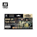 [ VAL70186 ] Vallejo WWII US Tank crew paint