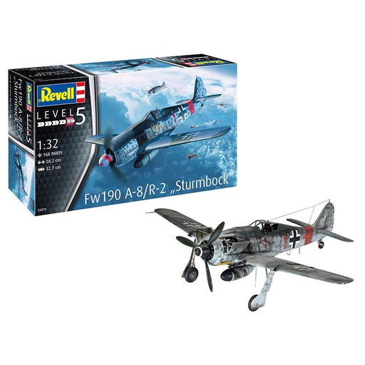 [ RE03874 ] Revell Fw190 A-8/R-2 "Sturmbock" 1/32