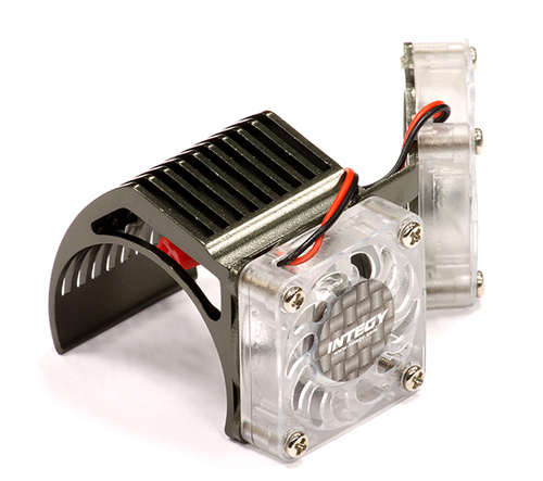 [ IN2961GUN ] Twin motor cooling fan + heatsink 540/550 motor size