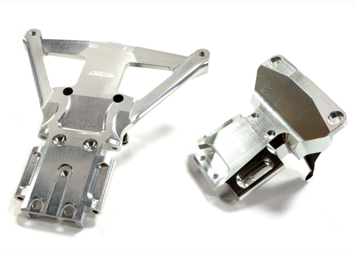 [ INC25302SILVER ] Front & rear bulkhead traxxas slash 4x4 LCG chassis