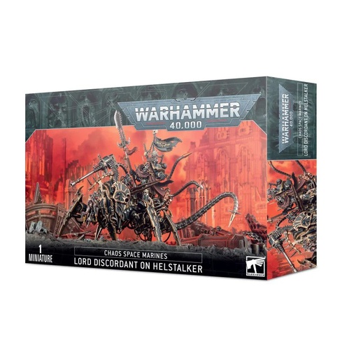 [ GW43-59 ] CHAOS SPACE MARINES - LORD DISCORDANT ON HELSTALKER - VEX MACHINATOR