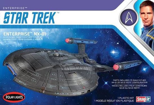 [ POL966 ] POLAR STAR TREK ENTERPRISE NX-01 1/1000 snap it