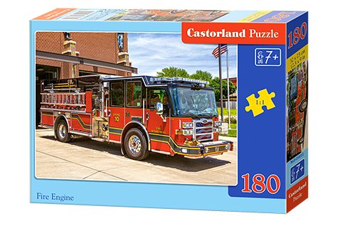 [ CASTOR018352 ] Castorland fire engine puzzle - 180 stukjes