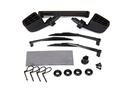 [ TRX-8817 ] Traxxas mirrors, side, black (left & right)/ o-rings(4)/windshield wipers - TRX8817