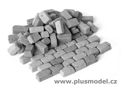 [ PLUSMODEL135 ] Paving stones big granite 1/35 (6797135)