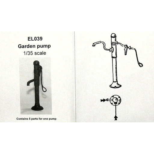 [ PLUSMODELEL039 ] Garden pump 1/35 - 1 stuk (6798039)