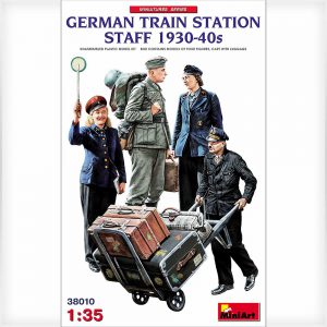 [ MINIART38010 ] German train station staff 1930-40s 1/35