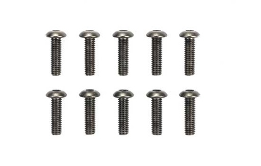 [ T51628 ] Tamiya 3x10mm steel hex head screws 10st