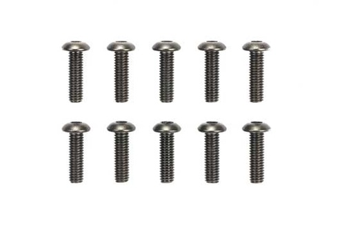 [ T51628 ] Tamiya 3x10mm steel hex head screws 10st