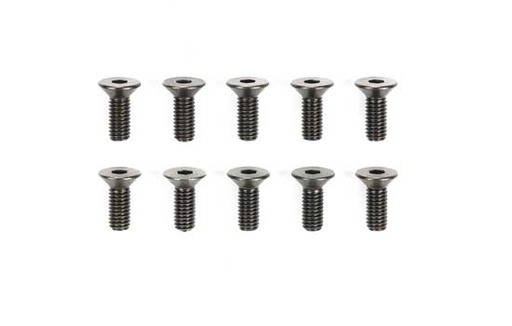 [ T51627 ] Tamiya 3x8mm steel countersunk hex head screws 10st