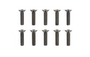 [ T51631 ] Tamiya 3x12mm steel countersunk hex head screws 10st