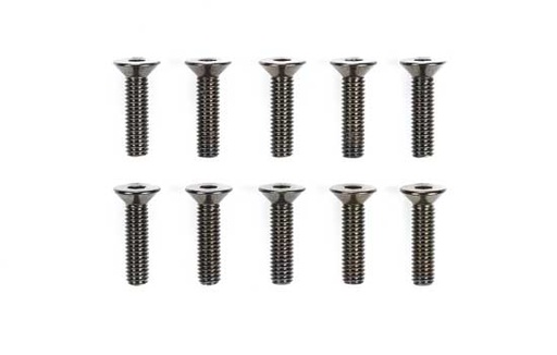 [ T51631 ] Tamiya 3x12mm steel countersunk hex head screws 10st