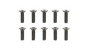 [ T51629 ] Tamiya 3x10mm steel countersunk hex head screws 10st