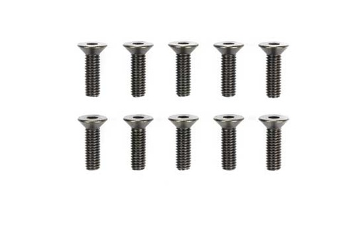 [ T51629 ] Tamiya 3x10mm steel countersunk hex head screws 10st