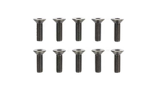 [ T51629 ] Tamiya 3x10mm steel countersunk hex head screws 10st