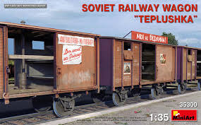 [ MINIART35300 ] Soviet railway wagon "TEPLUSHKA" 1/35