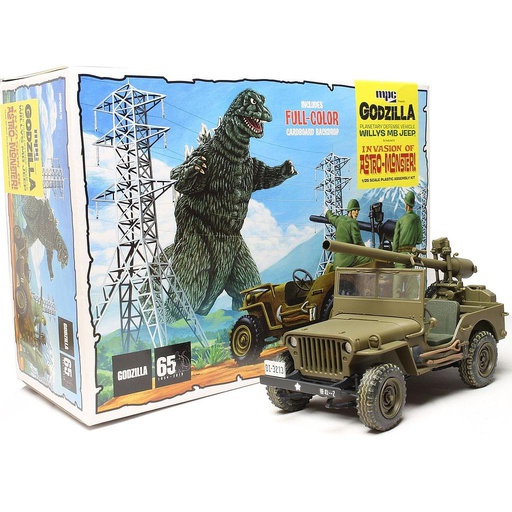 [ MPC882 ] Godzilla planetary defense vehicle, willy's mb jeep 1/25