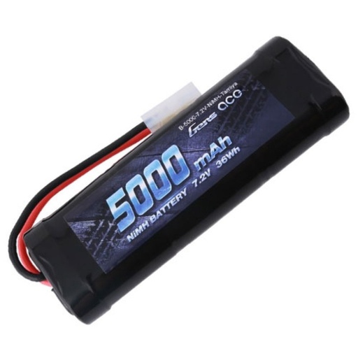 [ B-5000-7.2V-NiMH-TAMIYA ] Gens ace 5000Mah 7.2V Nihm batterij with tamiya plug