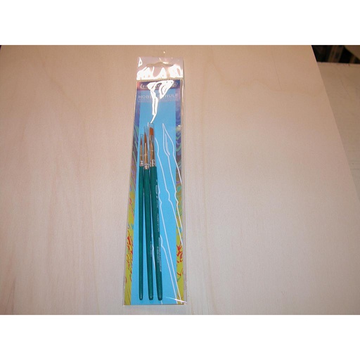 [ Z2023800 ] Leonhardy HOBBYSTAR-Penseelset 3-delig (1-4 punt 6 breed)