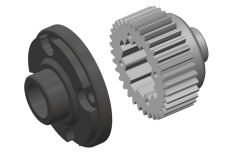 [ PROC-00250-071 ] Diff Gear - Metal - Diff Gear Cover - Composite - 1 Set