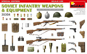 [ MINIART35304 ] Soviet infantry weapons & equipment 1/35
