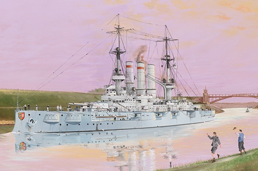 [ TRU05355 ] Trumpeter schleswig-holstein battleship 1908  1/350