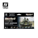 [ VAL70224 ] Vallejo WWIII paint set East german armour & infantry (8x17ml)