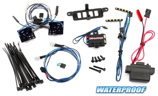 [ TRX-8899 ] Traxxas light set (contains headlights, tail lights, roof lights and distribution) - TRX8899