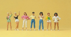 [ PRE10258 ] Preiser miniatuurfiguurtjes meisjes 1/87   7st