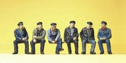 [ PRE10351 ] Preiser seated industrial workers and dockers 1/87  6st