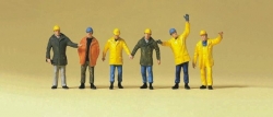 [ PRE10423 ] Preiser workers with protective clothes  1/87  HO