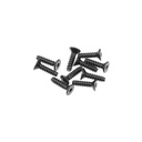 [ AXA0414 ] Axial Hex Sckt TappingFlat Hd M2.6x10mm Blk (10) - AXIC0004