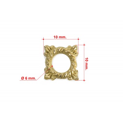 [ AMA5305 ] Amati brass decoration  10st