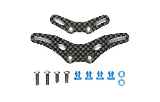 [ T54909 ] Tamiya -08 Concept carbon damper stay set (for TRF dampers)