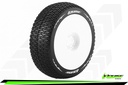 [ PROLR-T3100SW ] Louise RC - B-MAGLEV - 1/8 Buggy Banden Verlijmd op velg wit