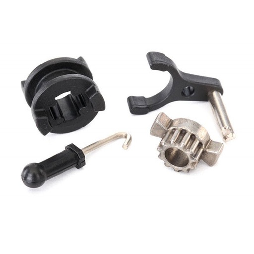 [ TRX-8289 ] Traxxas drive hub, 2-speed/ shift dog/ shift fork/ shaft seal - TRX8289
