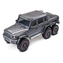 [ TRX-88096-4S ] Traxxas TRX-6 Mercedes-benz G63 AMG body 6x6 electric trail truck silver - TRX88096-4S