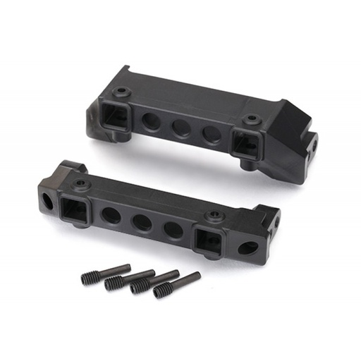 [ TRX-8237 ] Traxxas bumper mounts, front &amp; rear/screw pins (4) - TRX8237
