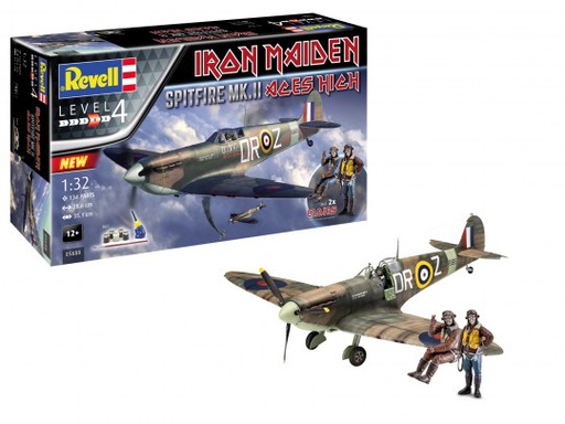 [ RE05688 ] Revell spitfire mk.II "aces high" iron maiden 1/32