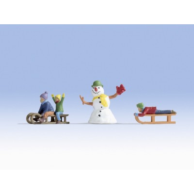 [ NO17921 ] Noch Kinderen in de Sneeuw schaal O 1/43