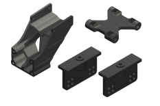  [ PROC-00180-005 ] Wing Mount - Adjustable - Composite - 1 Set