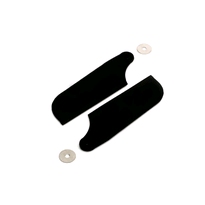 [ BLH1671B ] Blade Tail Rotor Blade Set: Black: B450 3D/X