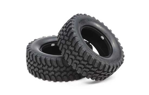 [ T54735 ] Tamiya mud block tires (CC-01  CC-02 ) 2st