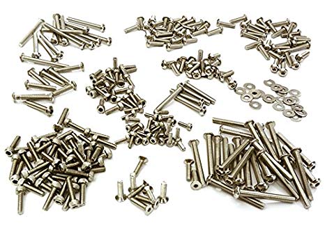 [ INC27928SS ] Integy replacement stainless steel screw set for traxxas TRX-4