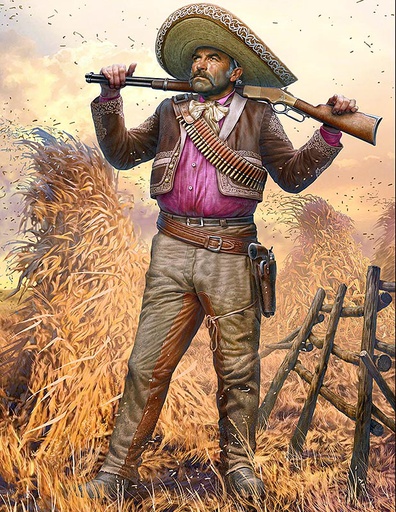 [ MB35205 ] Masterbox outlaw gunslinger series kit n°3 pedro melgoza bounty hunter 1/35