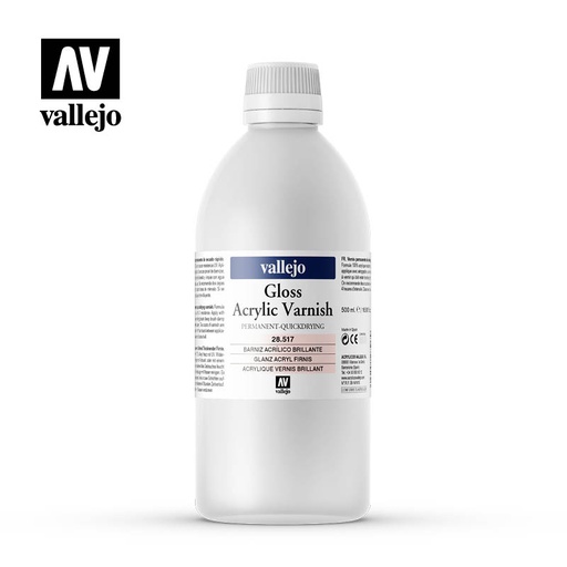 [ VAL28517 ] Vallejo gloss acrylic varnish 500ml